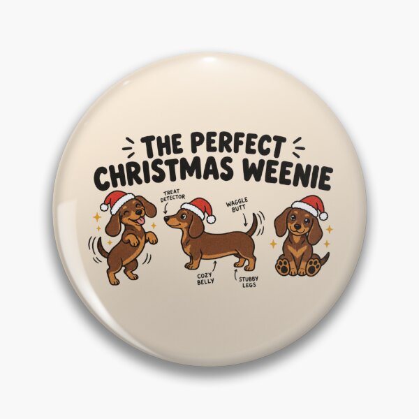 Item preview, Perfect Christmas Weenie Brown Dachshund Cartoon Santa Funny designed and sold by Yellowriversss.