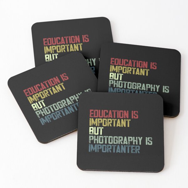 Item preview, Education Is Important But Photography Is Imporanter Funny Photographer Gift designed and sold by HumansStuck12.