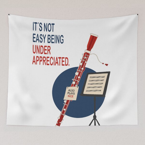 Item preview, Funny Bassoon Art Print, Bassoonist Gift, Bassoon Print, Classical Music Art, Orchestra Musician Gift, Music Teacher Decor, Funny Music Print designed and sold by Studio pod Burom.