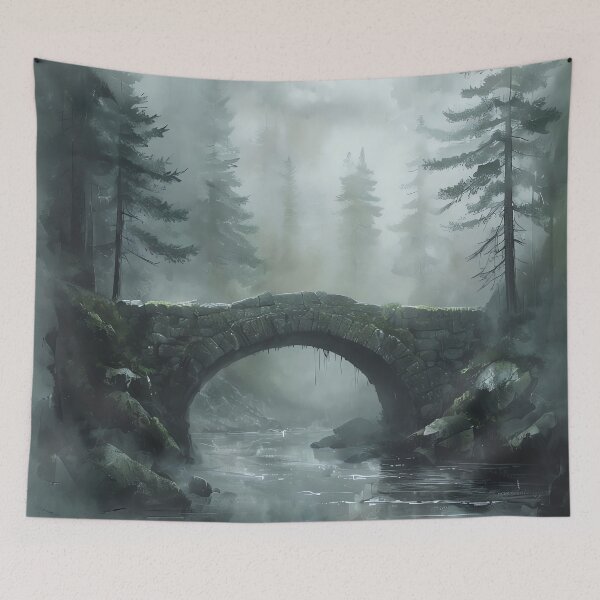 Item preview, Whispering Stone Bridge designed and sold by ONYX Pixee.