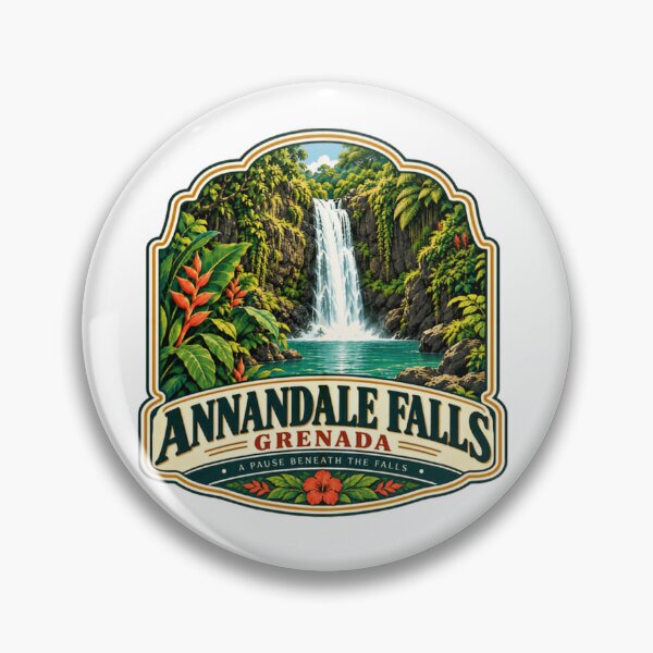 Item preview, Annandale Falls Grenada A Pause Beneath The Falls Caribbean Travel Destination designed and sold by Simsimah26Parks.