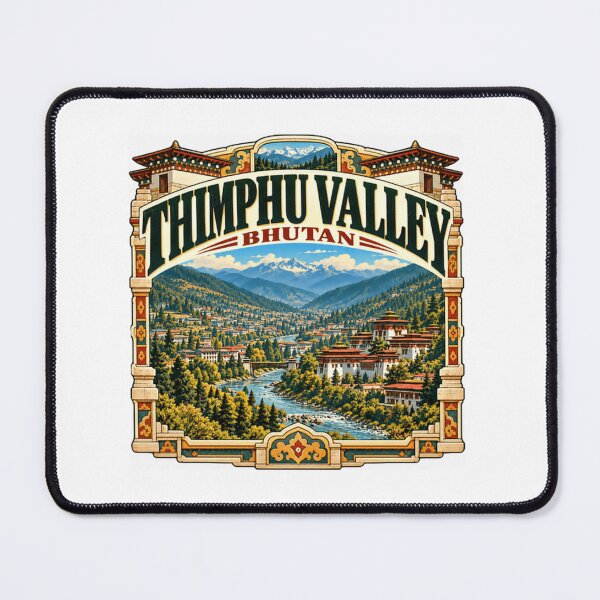 Item preview, Thimphu Valley Bhutan Travel Destination Visitor designed and sold by Simsimah26Parks.