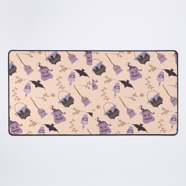 Item preview, • Boho Spooky Halloween Elements Pattern in Pastel Purple designed and sold by Boho Vibes Studio.