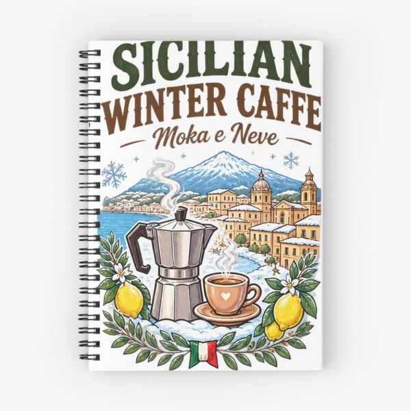 Aperçu de l'œuvre Hiver sicilien Caffe Moka e Neve Etna Sicile créée et vendue par Eddiediallo92.