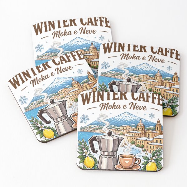 Aperçu de l'œuvre Hiver sicilien Caffe Moka e Neve Etna Sicile créée et vendue par Eddiediallo92.