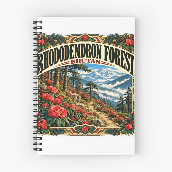 Item preview, Rhododendron Forest Bhutan Mountain Travel Nature Hiking designed and sold by Simsimah26Parks.