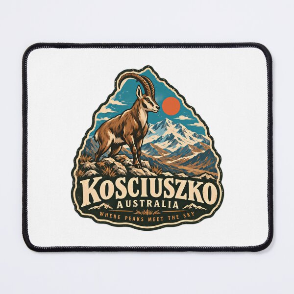 Item preview, Kosciuszko Australia Where Peaks Meet The Sky Mountain Hiking Travel Adventure designed and sold by NeedForParks.