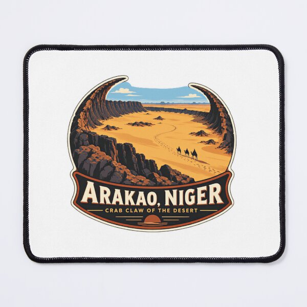 Item preview, Arakao, Niger Crab Claw Of The Desert Sahara African Travel Explorer Adventure designed and sold by Simsimah26Parks.