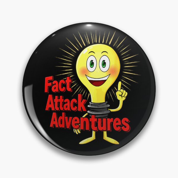Item preview, Fact Attack Adventures Smiling Light Bulb Mascot designed and sold by VioletNance.