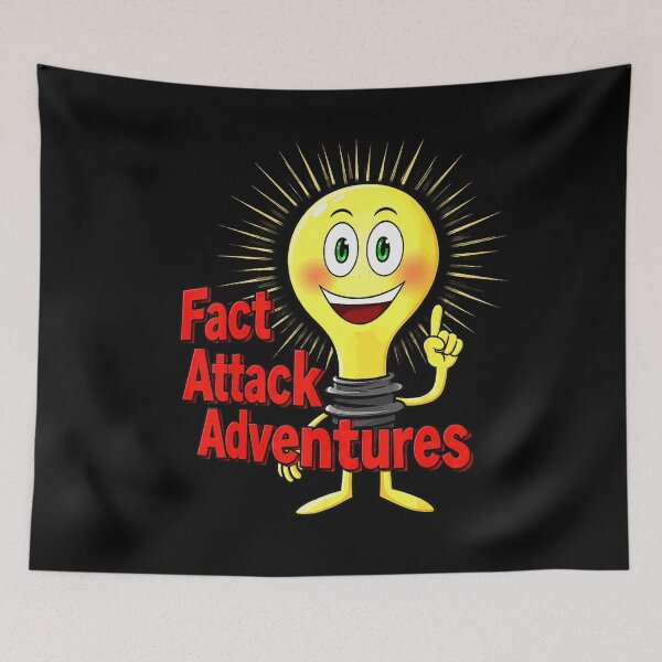 Item preview, Mascota de bombilla sonriente de Fact Attack Adventures designed and sold by VioletNance.