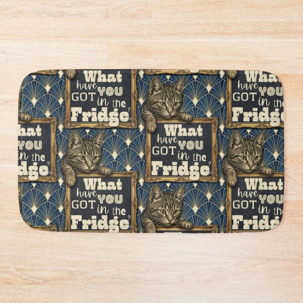 Item preview, What Have You Got In The Fridge Vintage Art Deco Cat designed and sold by Artemis & Woven Collective.
