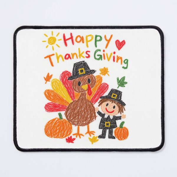 Item preview, Cute Thanksgiving Turkey – Kids Crayon Drawing designed and sold by Grump and Co.