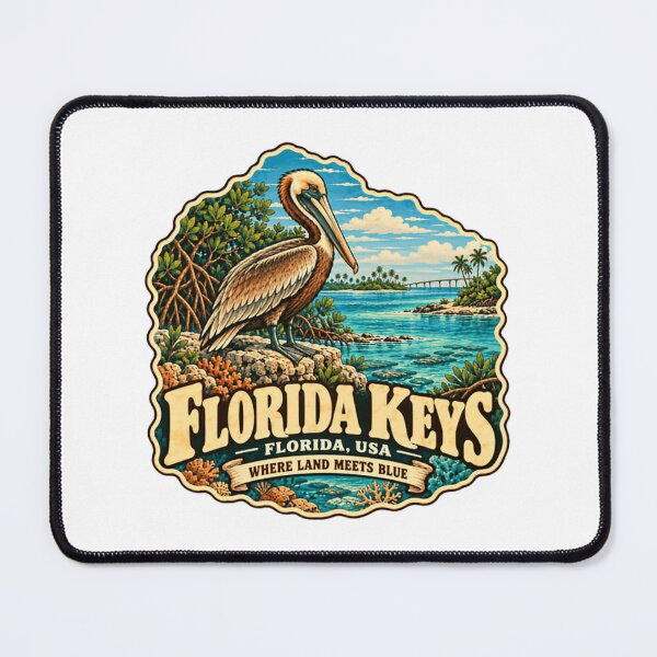 Item preview, Florida Keys Florida USA Pelican Travel Vacation Souvenir designed and sold by NeedForParks.