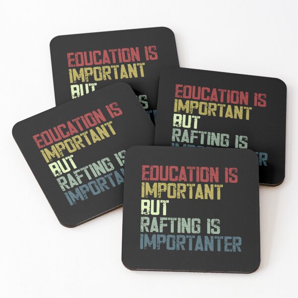 Aperçu de l'œuvre L'éducation est importante, mais le rafting l'est encore plus ! Aventure en eaux vives en rafting créée et vendue par HumansStuck12.