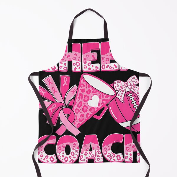 Artikelvorschau, Cheerleading-Trainerin, Brustkrebsvorsorge, Fußball, Unterstützung mit rosa Schleife entworfen und verkauft von smithdosRO.