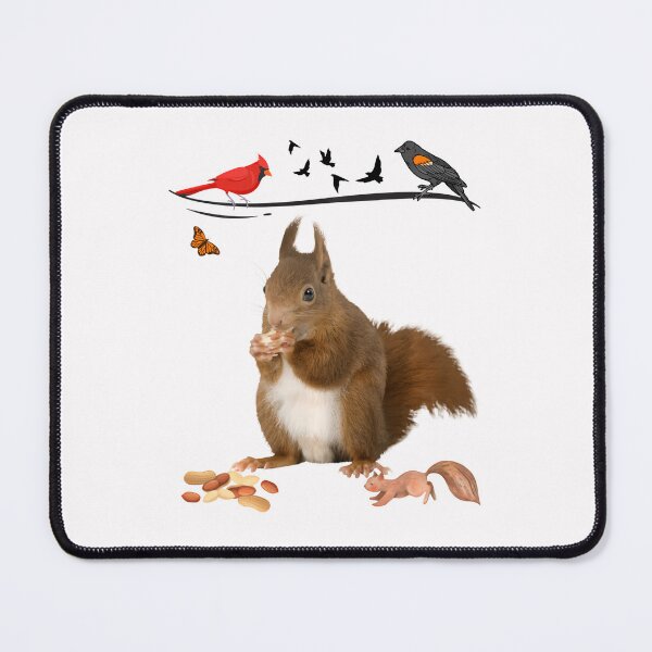 Item preview, Funny Squirrels Birds Critters Feeding Nuts Butterflies Love designed and sold by Tomtomatos.