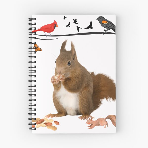 Item preview, Funny Squirrels Birds Critters Feeding Nuts Butterflies Love designed and sold by Tomtomatos.