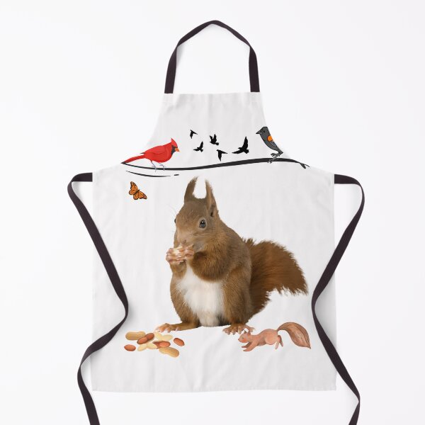 Item preview, Funny Squirrels Birds Critters Feeding Nuts Butterflies Love designed and sold by Tomtomatos.