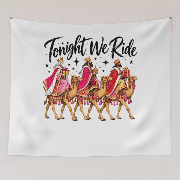 Item preview, Three Kings Tonight We Ride 3 Wisemen Nativity Christmas designed and sold by Tomtomatos.