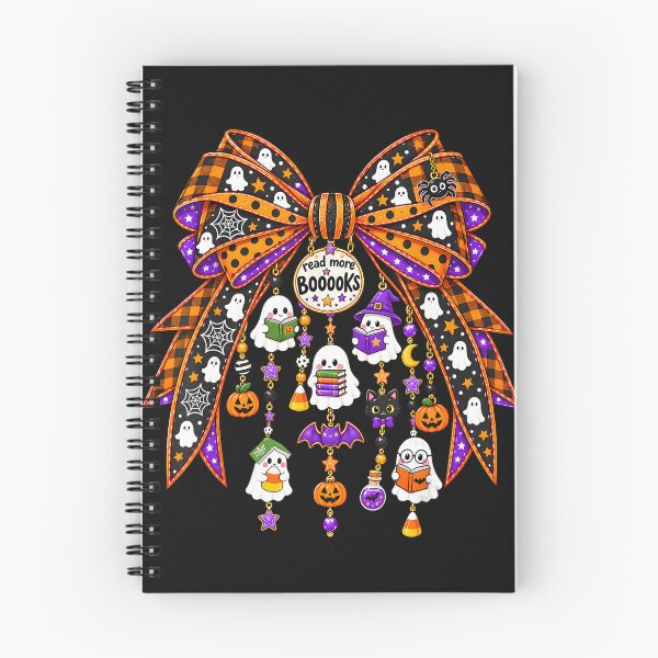 Item preview, Halloween Read More Booooks Ghost Reader Bookworm designed and sold by smithdosRO.