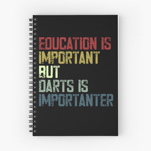 Artikelvorschau, Bildung ist wichtig, aber Darts ist wichtiger. – Dartspieler-Enthusiast entworfen und verkauft von RetroMini2026.