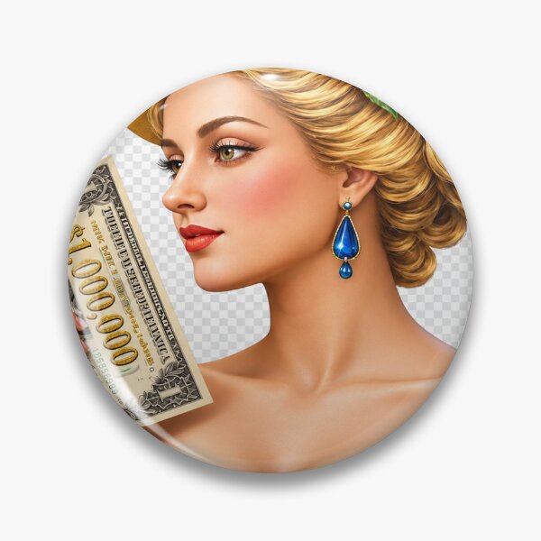 Item preview, La Dama $1,000,000 - Mexican Loteria Card 18 - Million Dollar Loteria Mexicana designed and sold by HydStyle99.