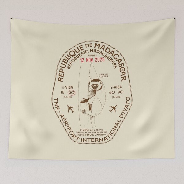 Item preview, Passport Stamp - Antananarivo, Madagascar designed and sold by travelwitheric.