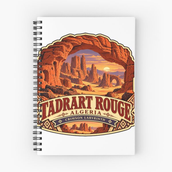 Item preview, Tadrat Rouge Algeria Crimson Labyrinth Sahara Desert Landscape designed and sold by Simsimah26Parks.