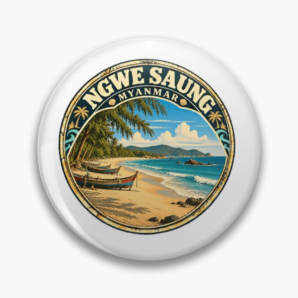 Item preview, Ngwe Saung Myanmar Travel Beach Vacation Tourist designed and sold by Simsimah26Parks.