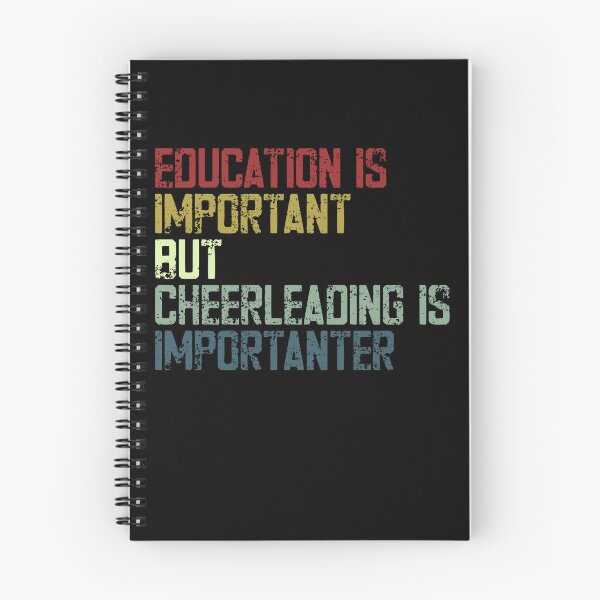 Item preview, Education Is Important But Cheerleading Is Importanter Cheerleader Student Athlete designed and sold by RetroMini2026.