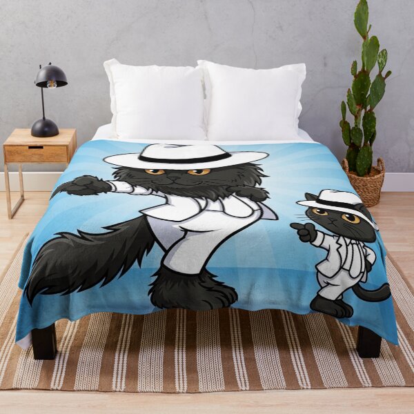Artikelvorschau, Smooth Criminal Black Cats – Cool Dancing Black Cat Duo Illustration entworfen und verkauft von PetalsPaws.