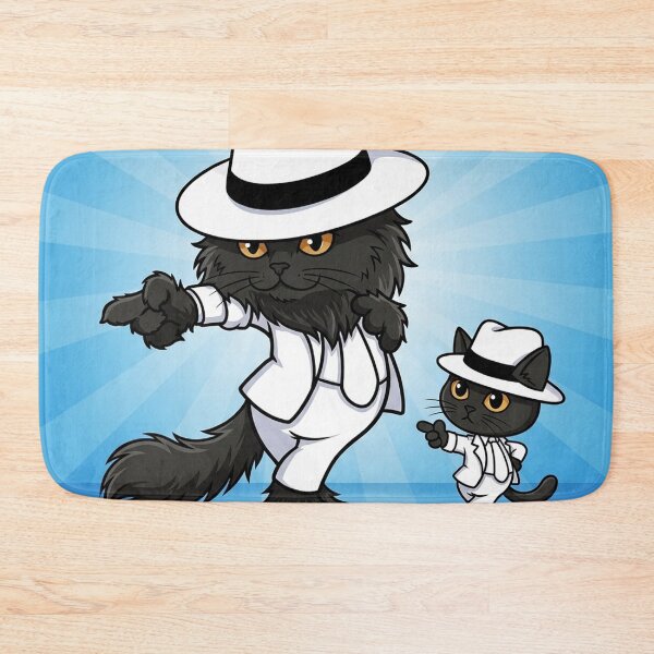 Item preview, Smooth Criminal Black Cats - Cool Dancing Black Cat Duo Illustration designed and sold by PetalsPaws.