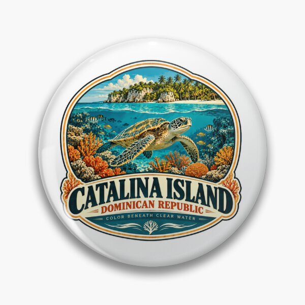 Item preview, Catalina Island Dominican Republic Color Beneath Clear Water Sea Turtle Tropical Vacation Travel Souvenir designed and sold by Simsimah26Parks.