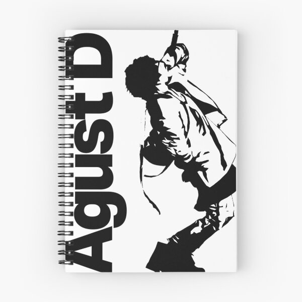 Aperçu de l'œuvre Agust D - Encre noire créée et vendue par Cathycakes.