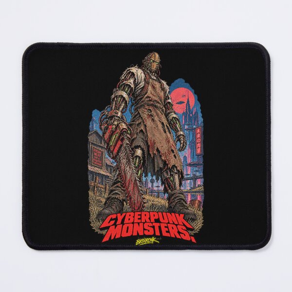 Item preview, Cyberpunk Chainsaw Monster Butcher Cyborg Horror T-Shirt designed and sold by BRTHRCNK01.