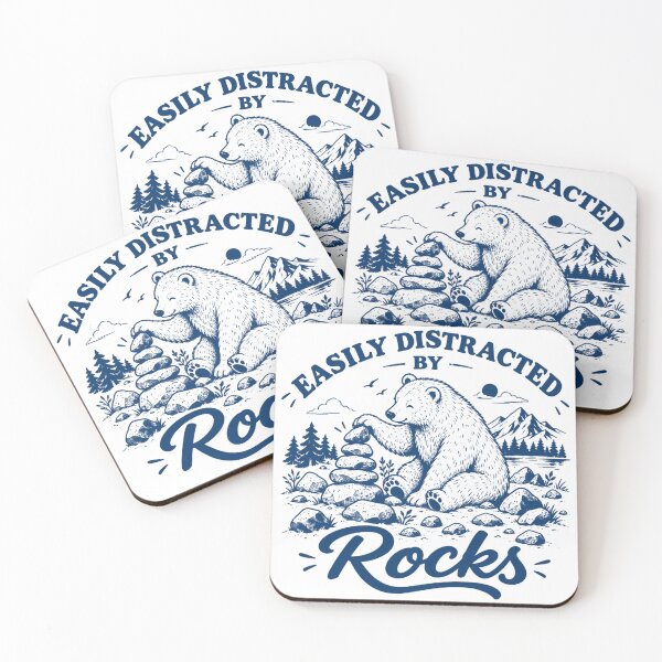Item preview, Easily Distracted by Rocks, Geology Lover, Rock Collector Gift designed and sold by Cchotlan.