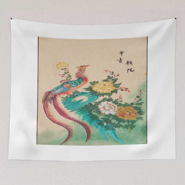 Item preview, Phoenix - Danqing Chaoyang 1947 Mural - Great-Grandpa's House designed and sold by Lilystore8888.
