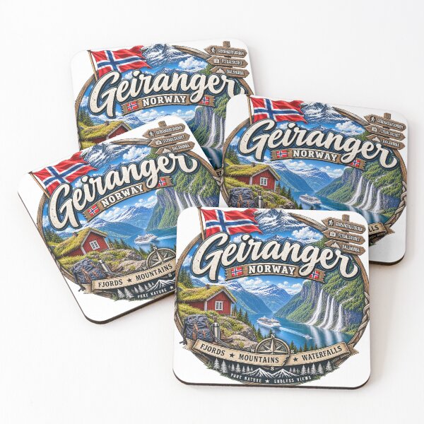 Item preview, Geiranger Norway – Fjords, Mountains, Waterfalls, Adventure designed and sold by Wandervogel123.