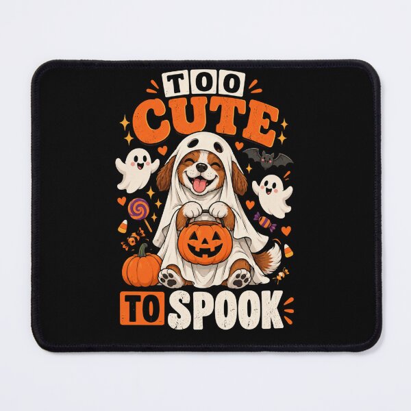 Item preview, Cute Halloween Dog Too Cute to Spook designed and sold by ROUX-ART.