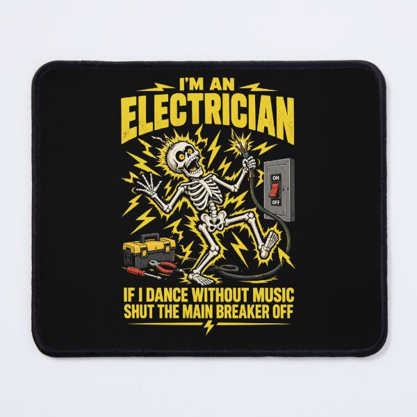 Item preview, Electrician Main Breaker Dance Humor designed and sold by ROUX-ART.