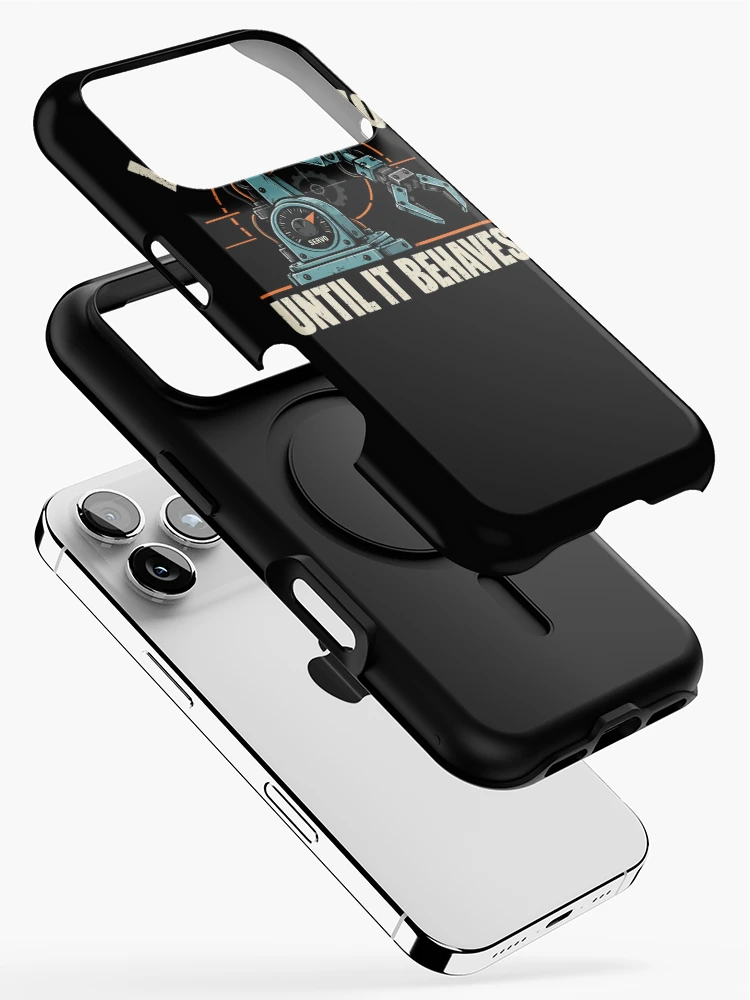 Thumbnail 2 of 4, iPhone Case, Robot Servo Tuning Humor designed and sold by ROUX-ART.
