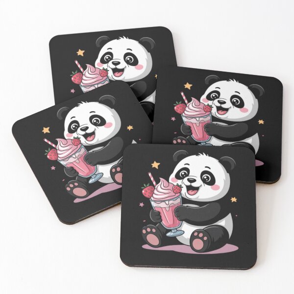 Item preview, Kids Cute Strawberry Milkshake And Panda Lover designed and sold by ghanagjkiyf.