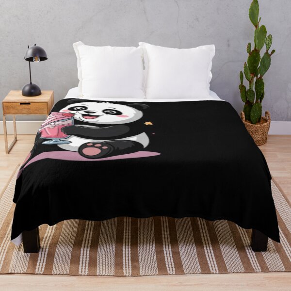 Item preview, Kids Cute Strawberry Milkshake And Panda Lover designed and sold by ghanagjkiyf.