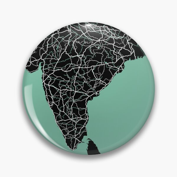 Item preview, India Map Asia Travel Souvenir designed and sold by MapsByLeo.