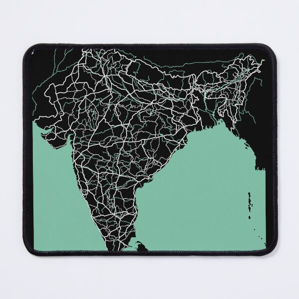 Item preview, India Map Asia Travel Souvenir designed and sold by MapsByLeo.