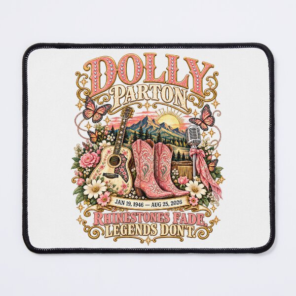 Item preview, Dolly Parton Tribute Rhinestones Fade Legends Don't 2026 designed and sold by KryptoSuperdog.