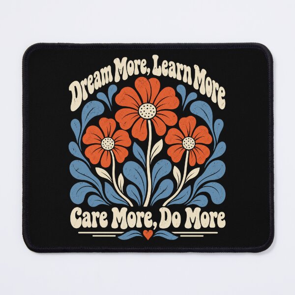 Item preview, Dream More Learn More Floral Motivation designed and sold by ROUX-ART.