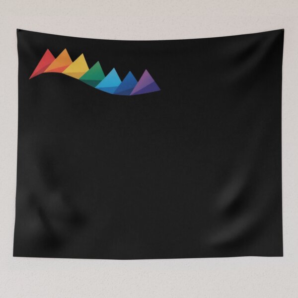 Aperçu de l'œuvre Triangle LGBT, drapeau artistique gay créée et vendue par ghanagjkiyf.