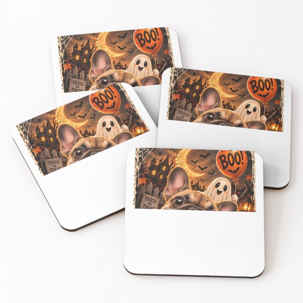 Item preview, Funny French Bulldog Boo Selfie Halloween designed and sold by luu phong.