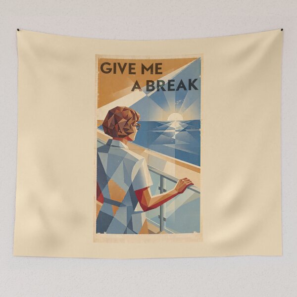 Item preview, Retro Poster - Give me a break designed and sold by Cherry-Pick.